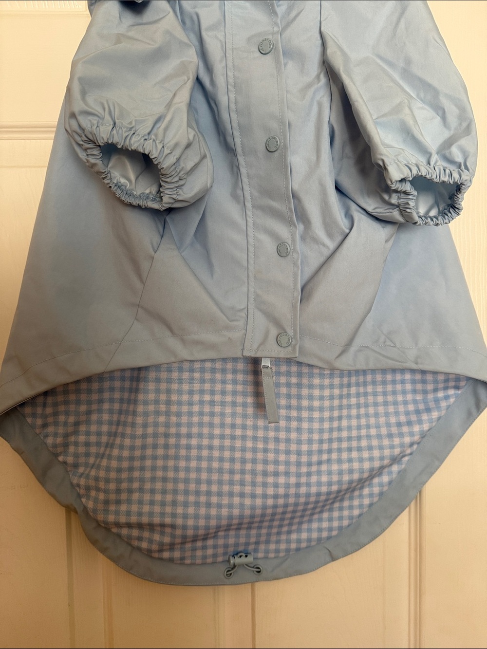 The Foggy Dog - Sky Blue Dog Raincoat XL - Picture 3 of 9
